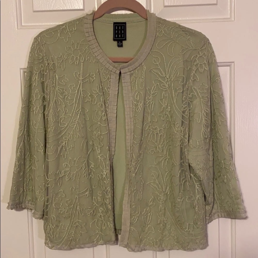 Due Per Due sophisticated sweater / jacket
